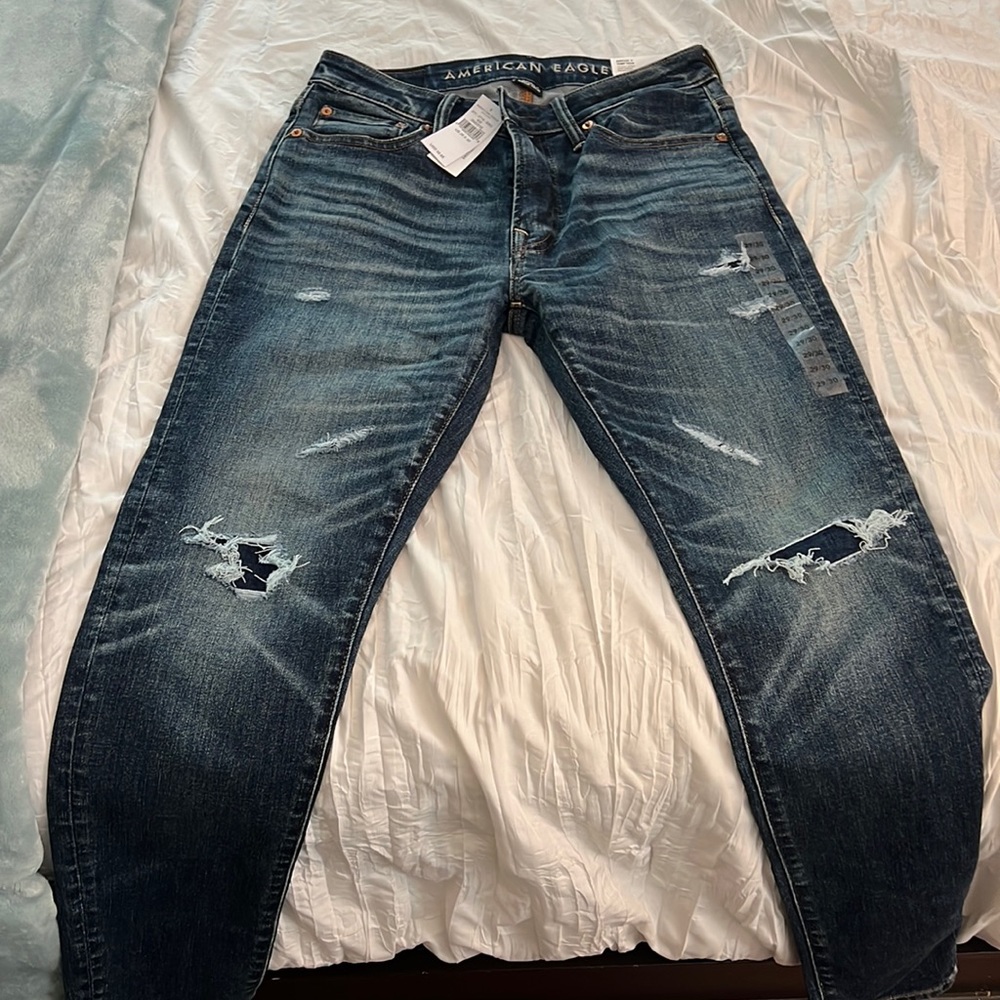 American Eagle athletic skinny jeans